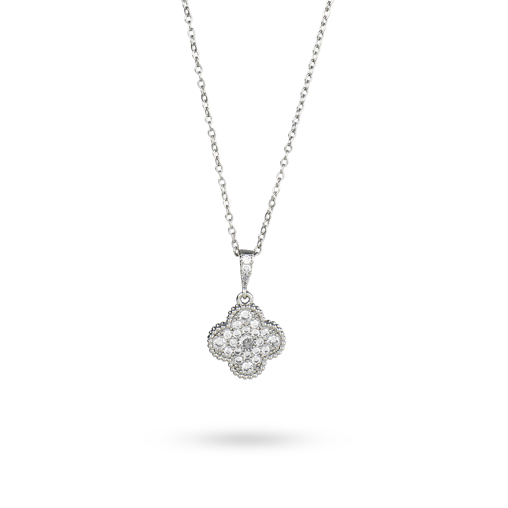 Crystal Clover Kette
