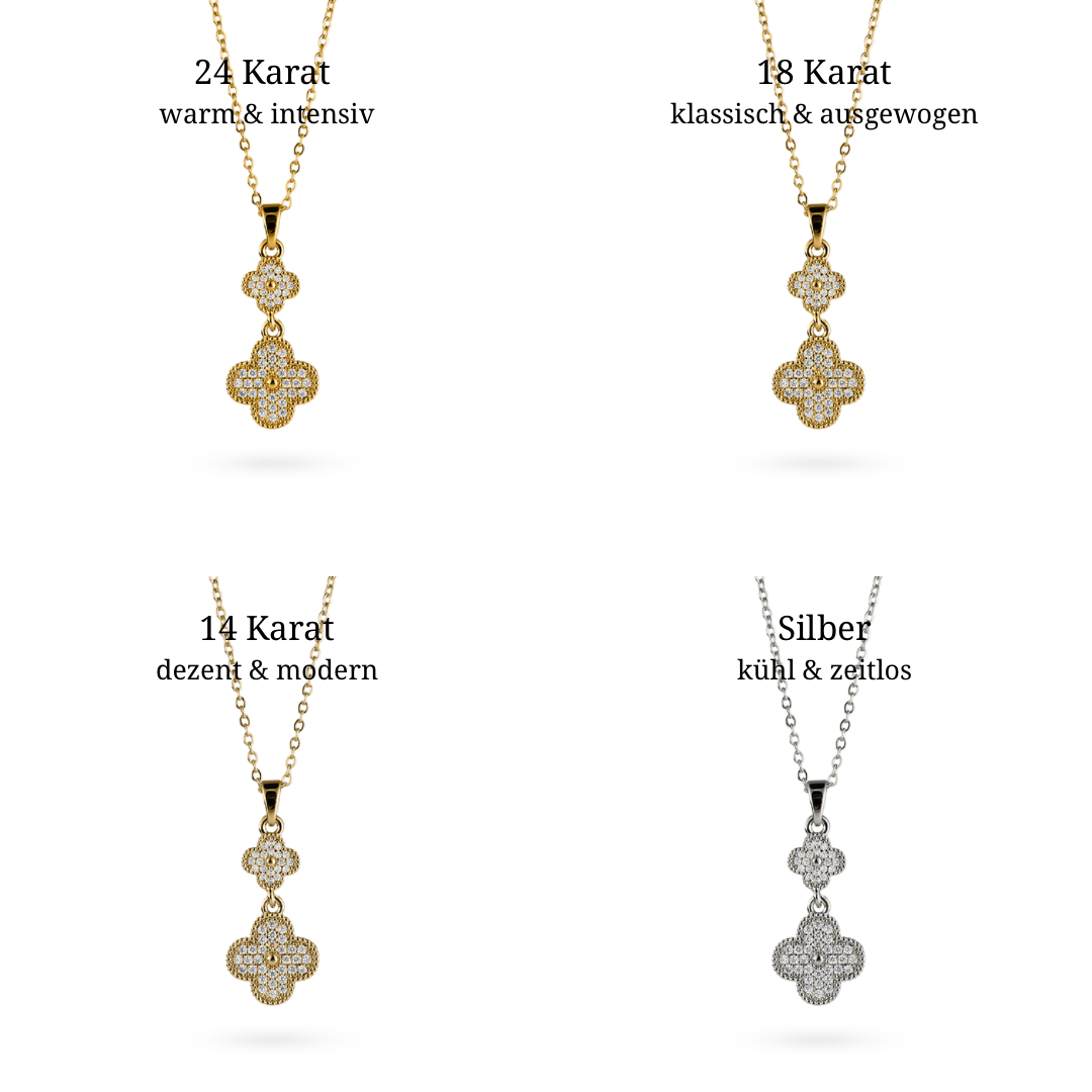 Duo Clover Kette
