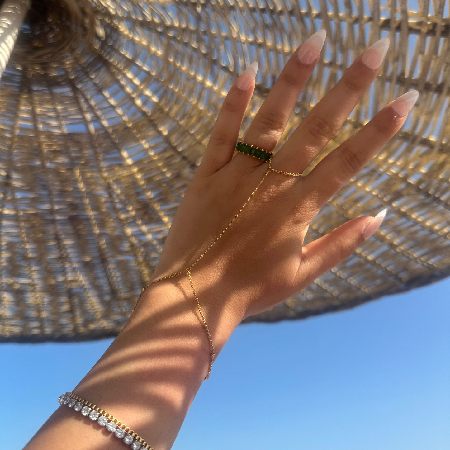 Crystal Emerald Ring