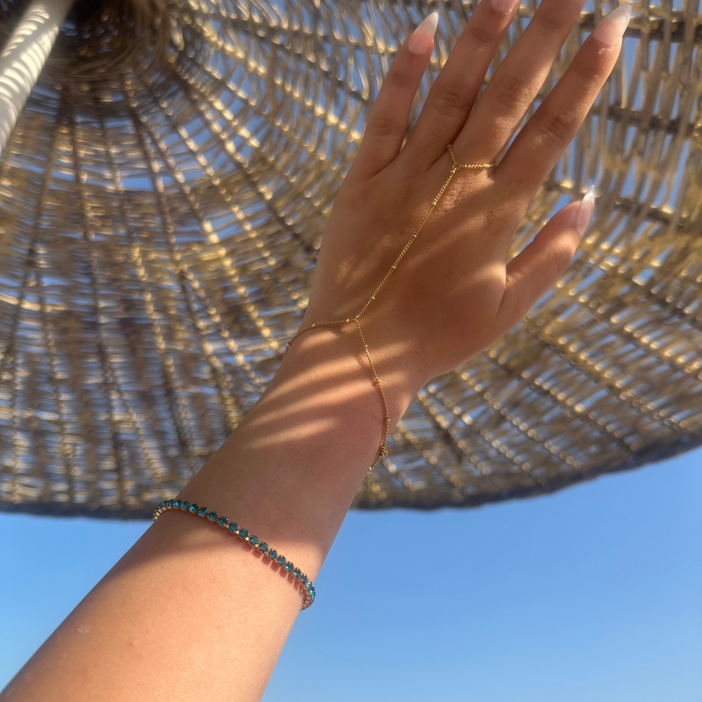 Crystal Turquoise Tennisarmband