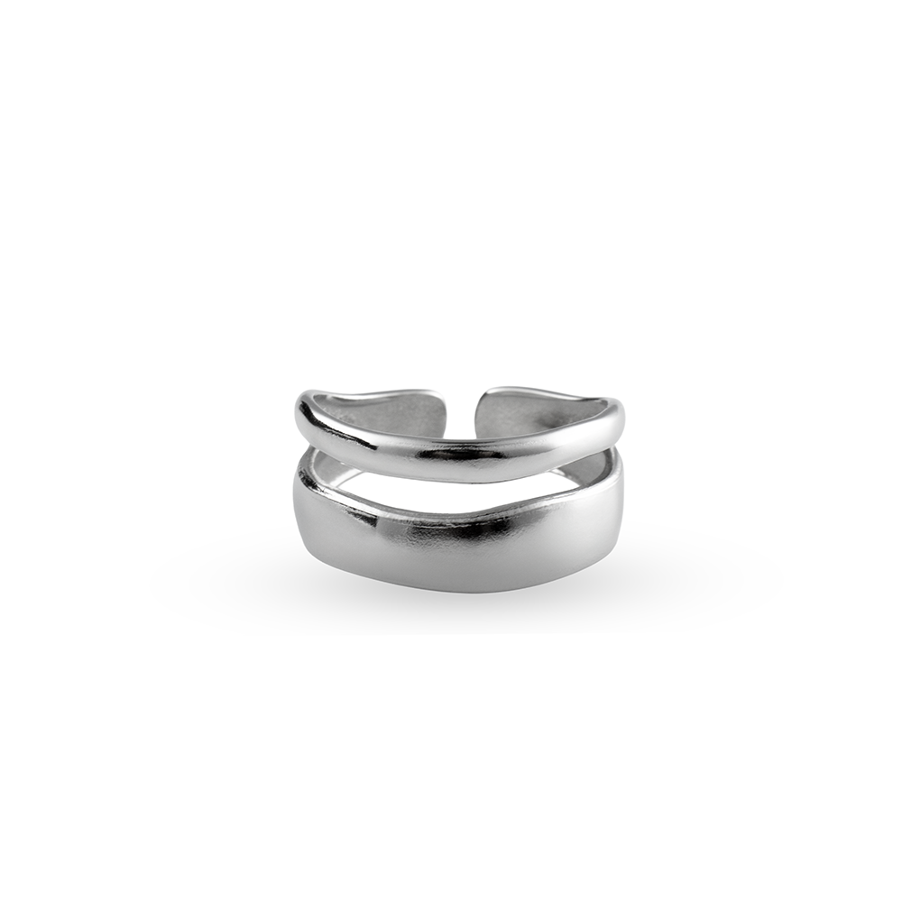 Double Wave Ring