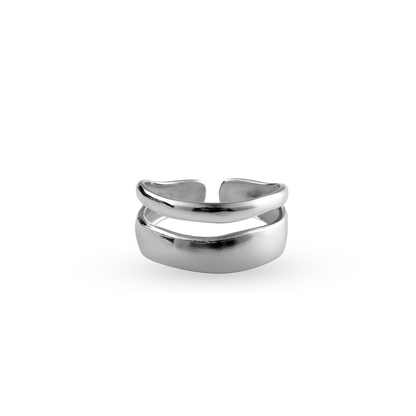 Double Wave Ring