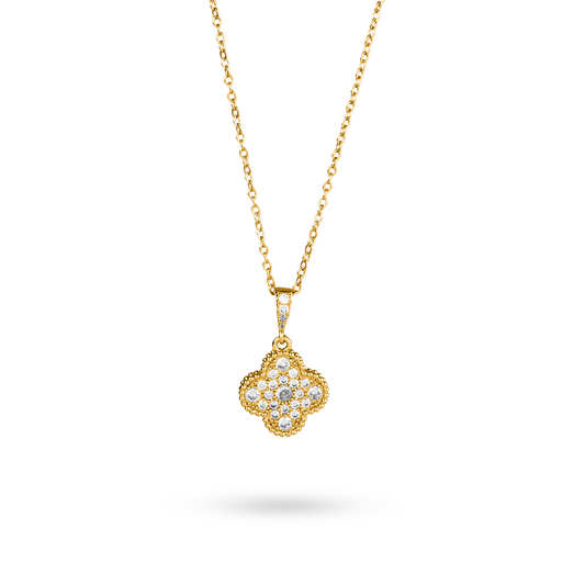 Crystal Clover Kette