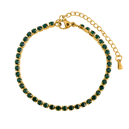 Crystal Emerald Armband