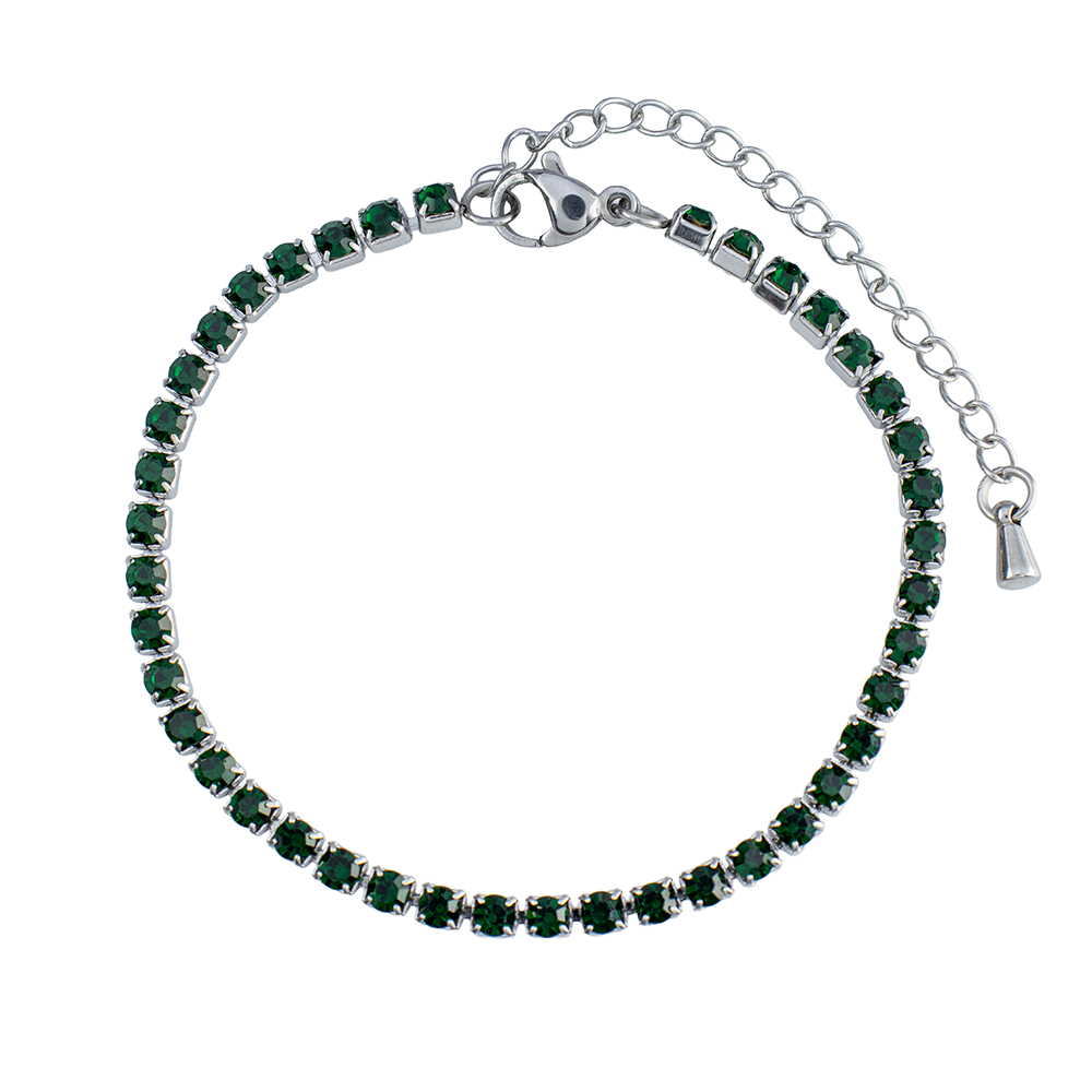 Crystal Emerald Armband