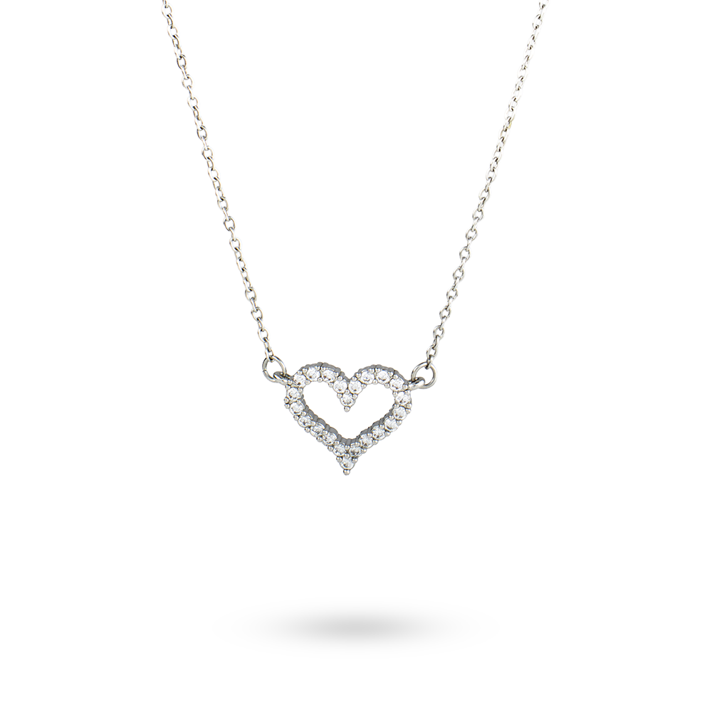Crystal Heart Kette