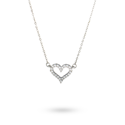 Crystal Heart Kette