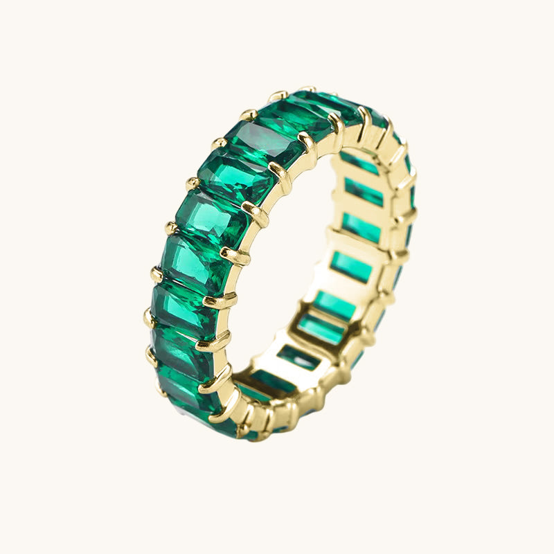 Crystal Emerald Ring