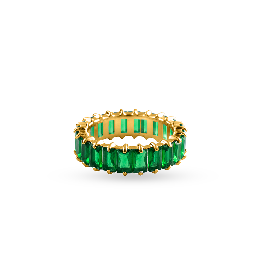 Crystal Emerald Ring