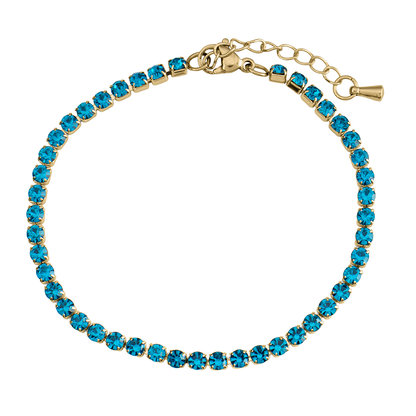 Crystal Turquoise Tennisarmband