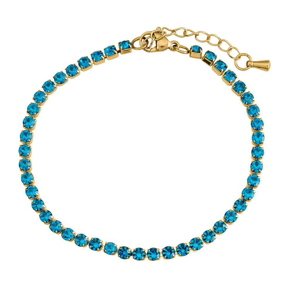 Crystal Turquoise Tennisarmband