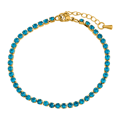Crystal Turquoise Tennisarmband