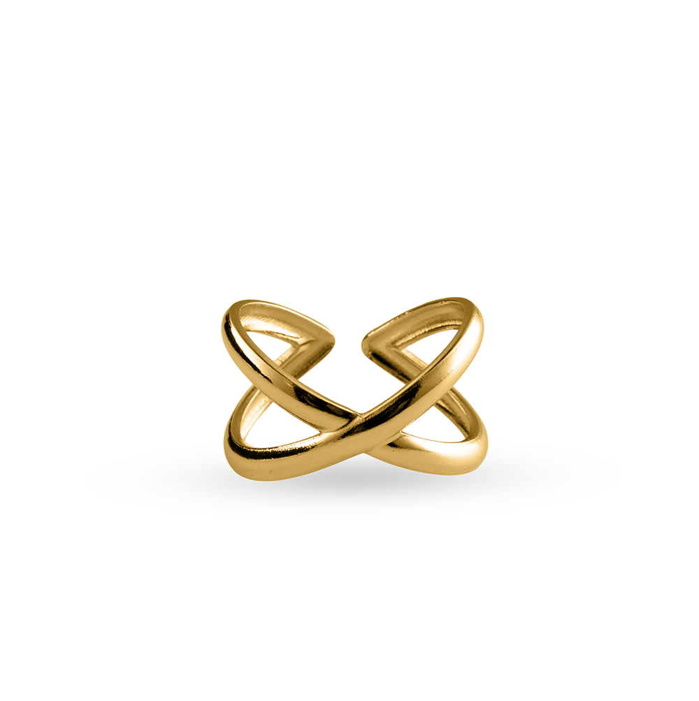 Chunky Crossed Ring