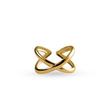 Chunky Crossed Ring