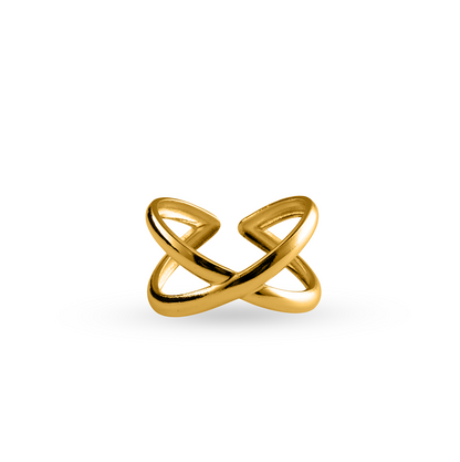 Chunky Crossed Ring