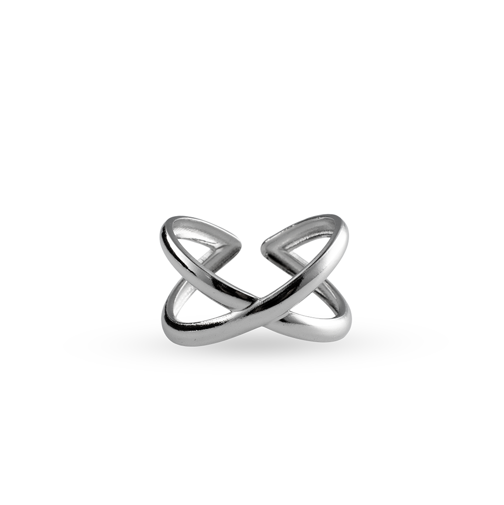 Chunky Crossed Ring