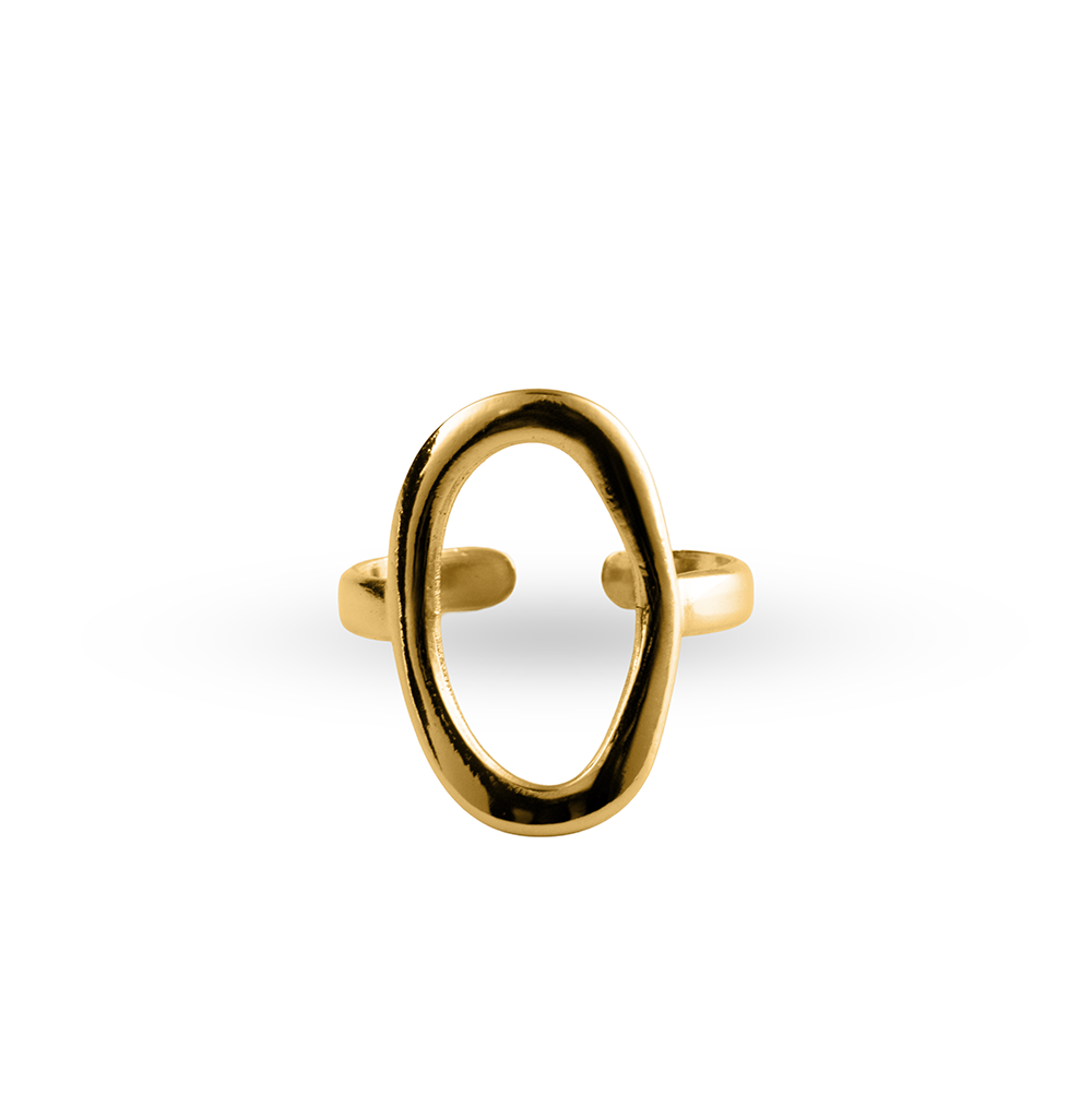 Oval Circle Ring