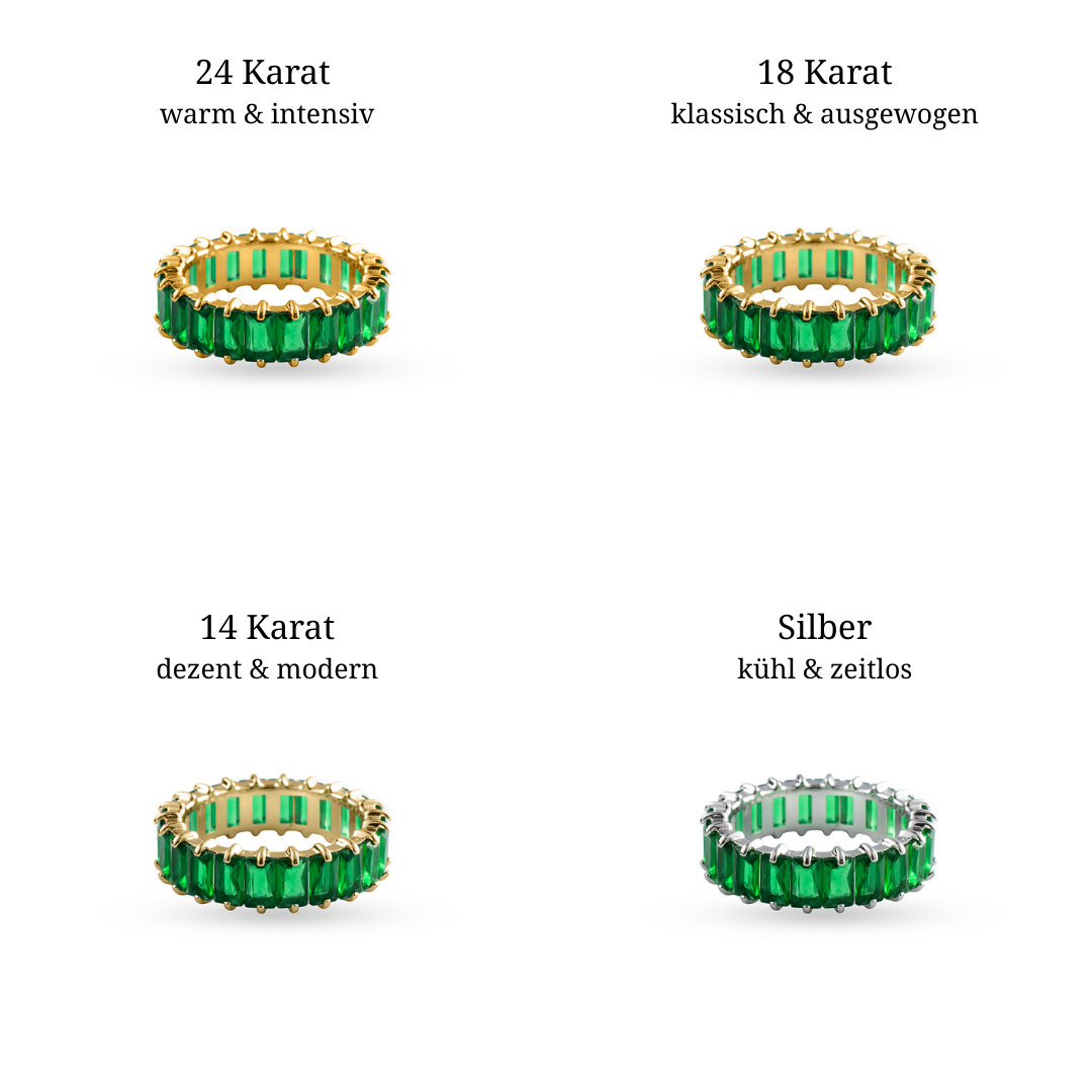 Crystal Emerald Ring