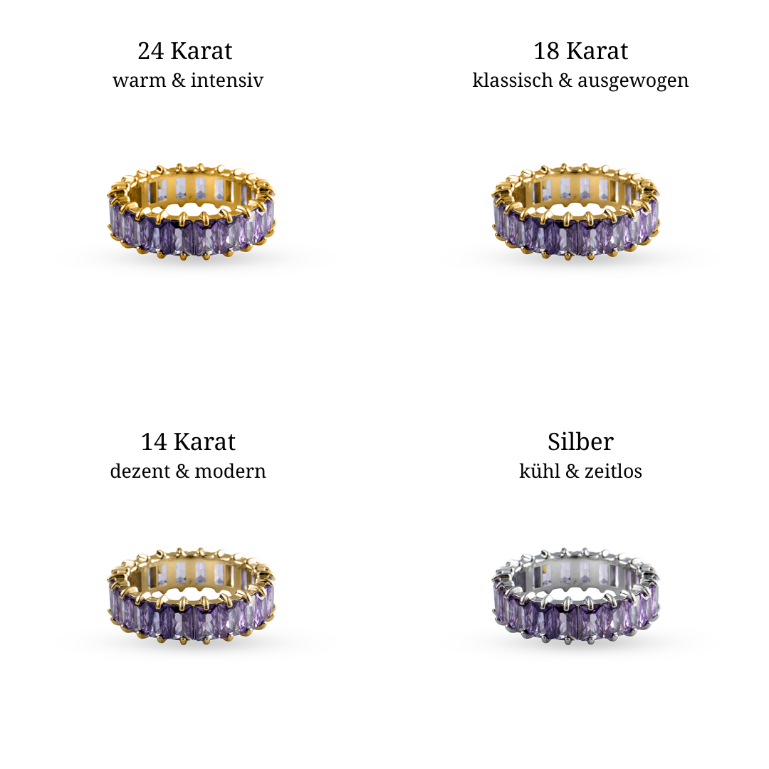 Crystal Purple Ring