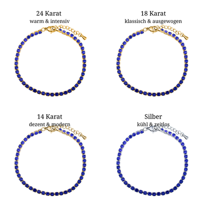 Crystal Saphir Armband