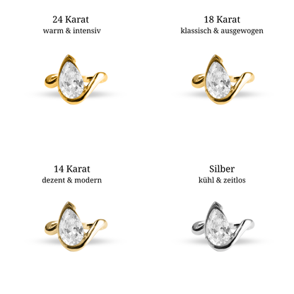 Single Teardrop Ring