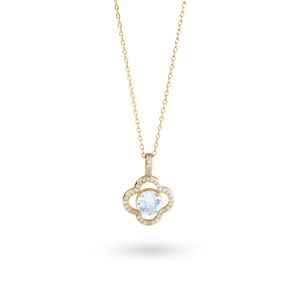 Halo Clover Kette