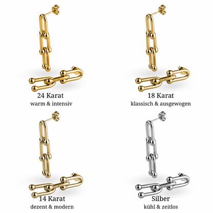 Chunky Glamorous Ohrringe