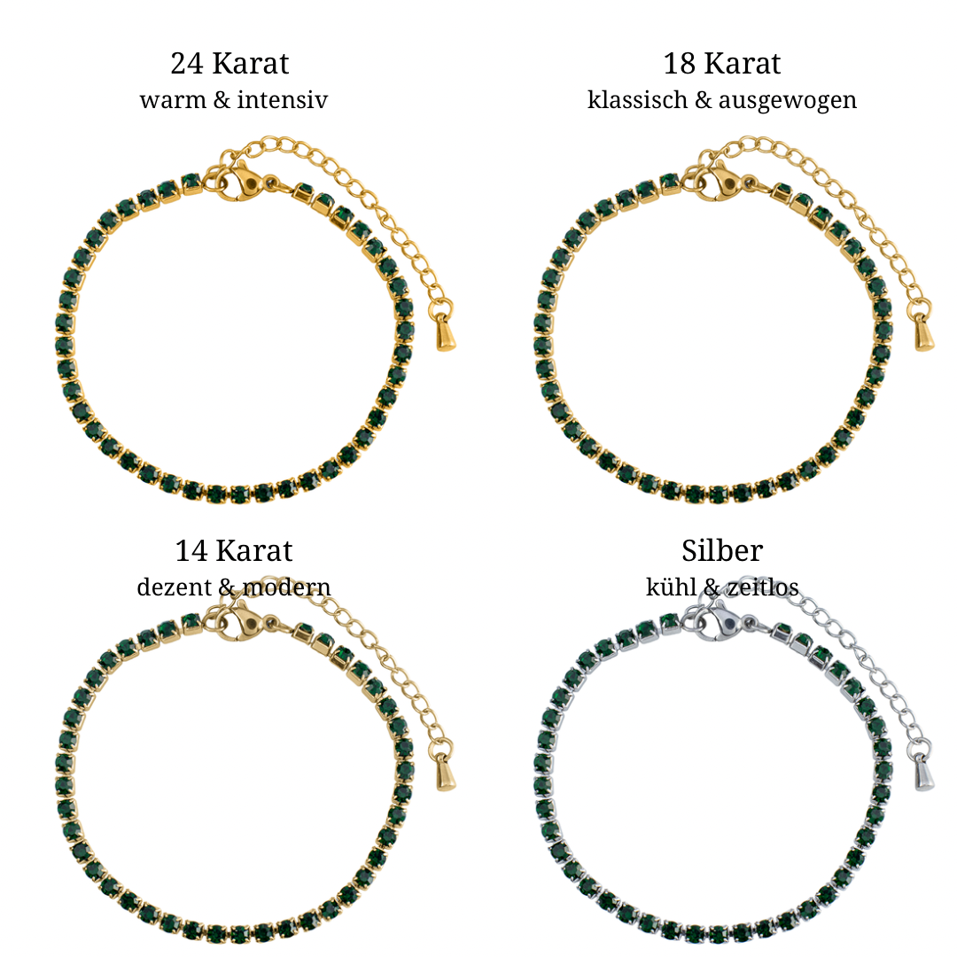 Crystal Emerald Armband