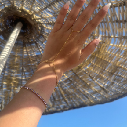 Crystal Purple Armband