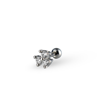 Triple Crystal Ohrstecker