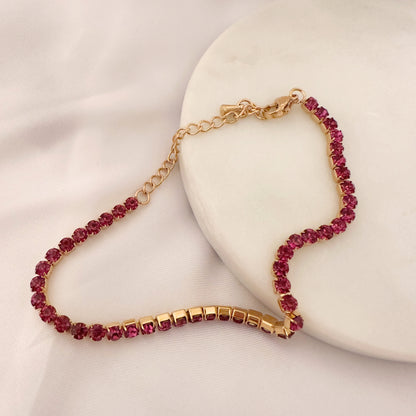 Crystal Red Armband