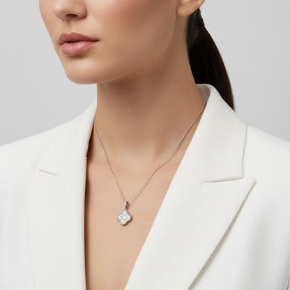 Crystal Clover Kette