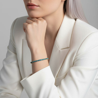 Crystal Turquoise Tennisarmband