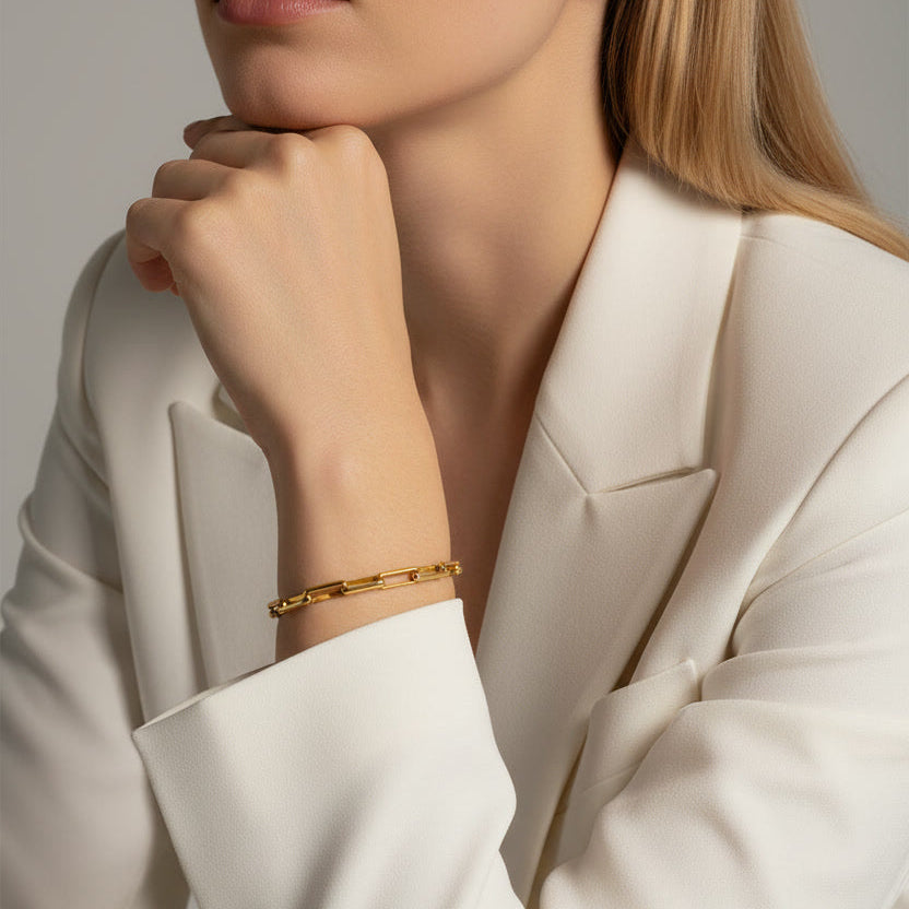 Edgy Link Armband