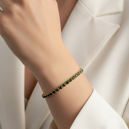 Crystal Emerald Armband